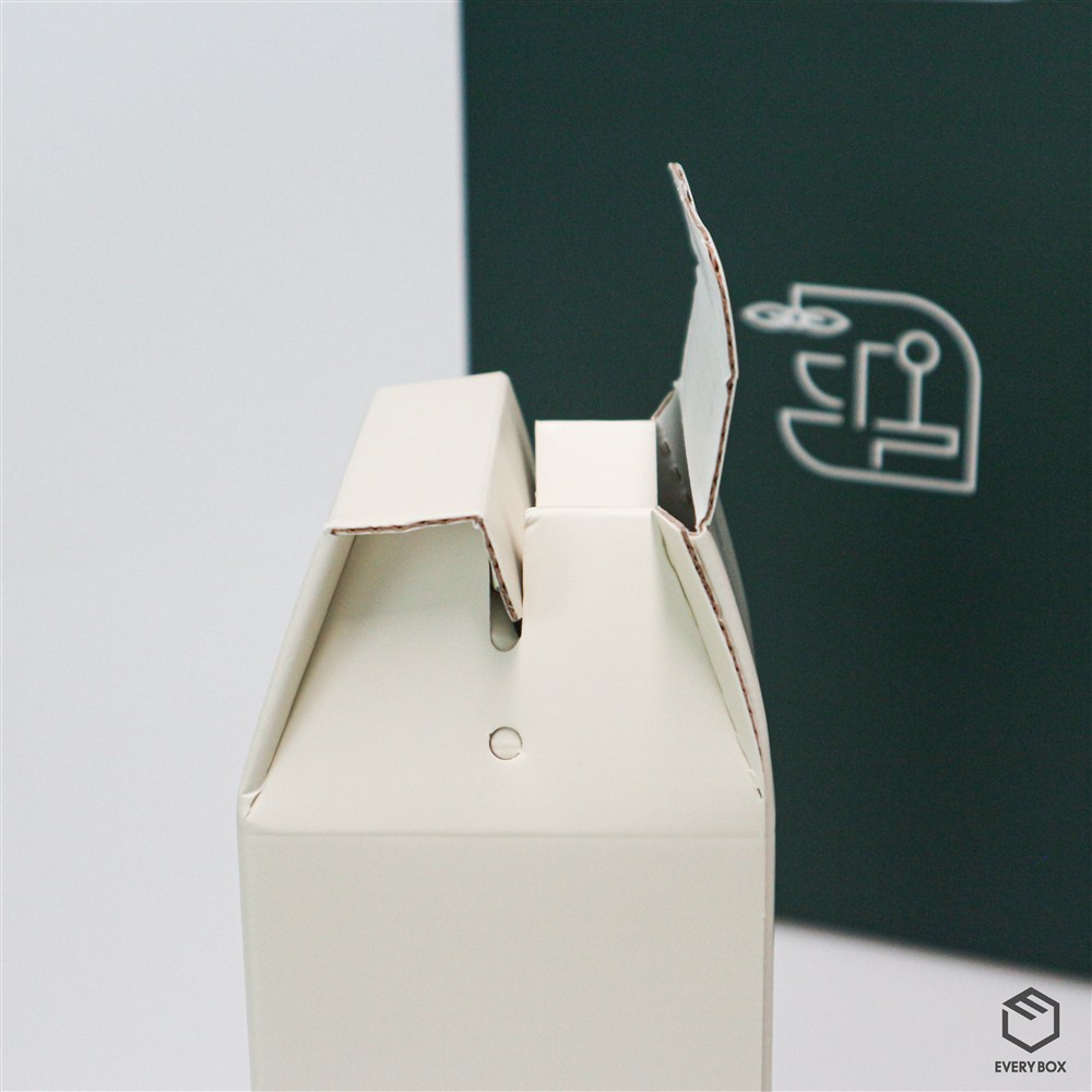 원터치 A형 E골합지 80.5 × 80.5 × 127mm 제작 사례 썸네일 4