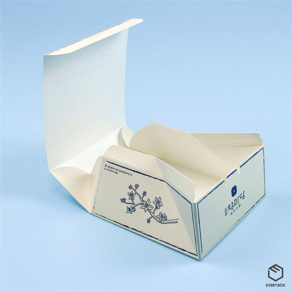 원터치 B형 식품지 150 × 150 × 70mm 제작 사례 이미지 1 / 7
