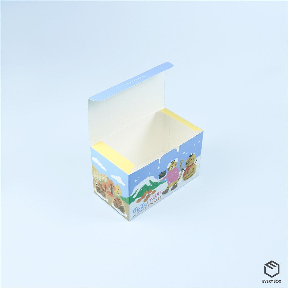 원터치 A형 식품지 180 × 100 × 110mm 제작 사례 이미지 1 / 5