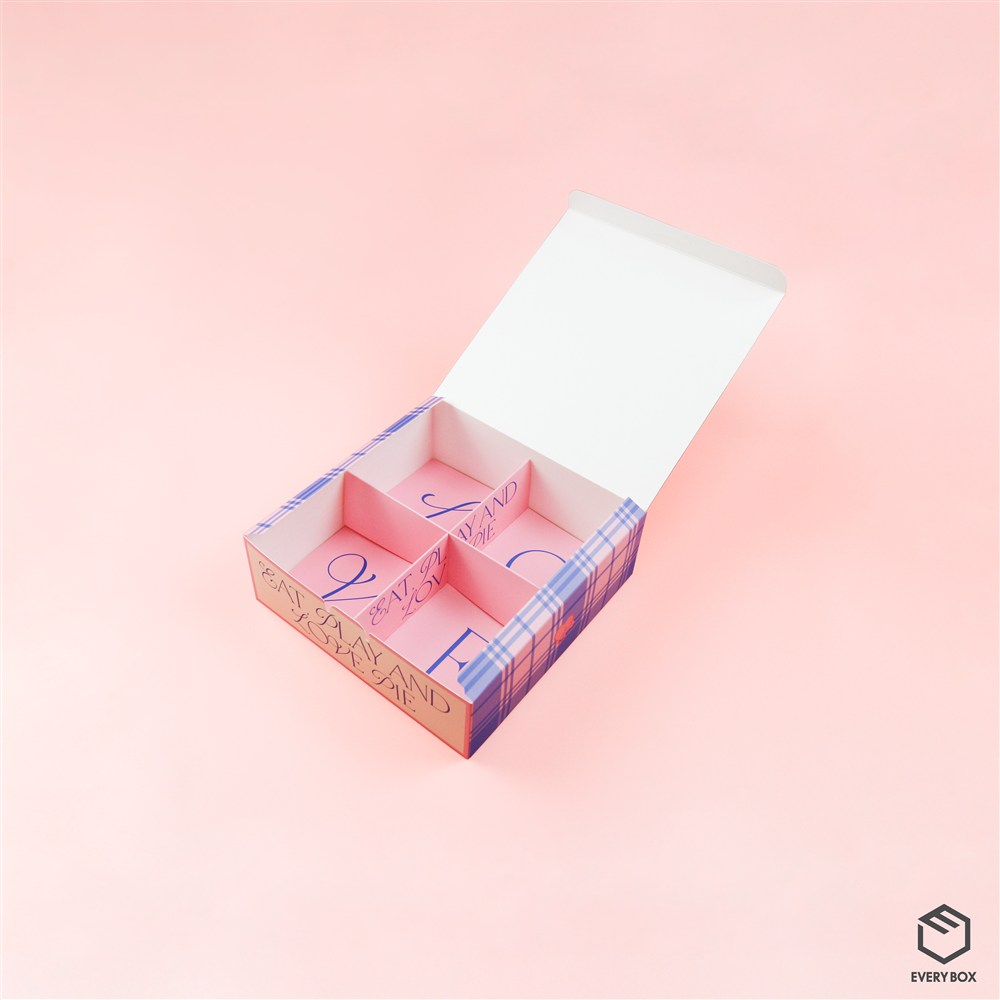원터치 A형 식품지 230 × 230 × 80mm 제작 사례 썸네일 4