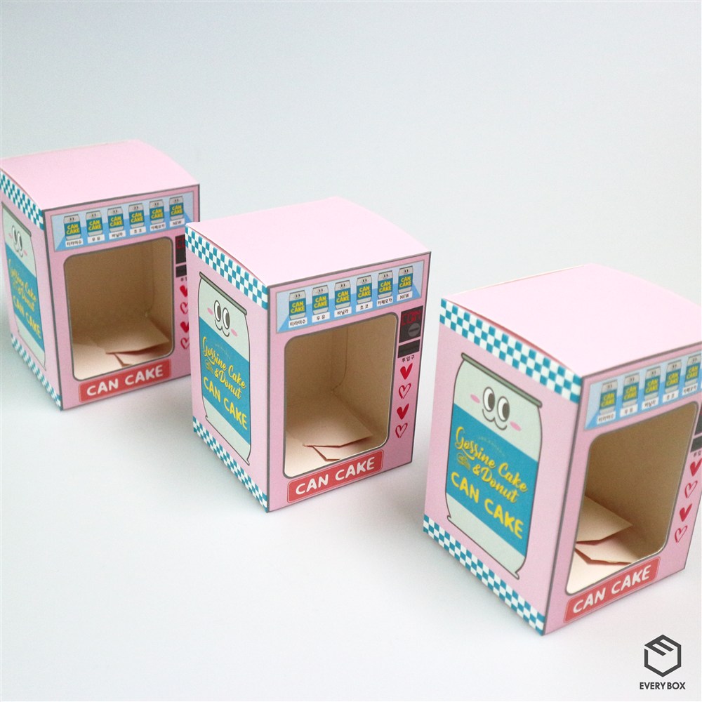 원터치 A형 식품지 95 × 90 × 130mm 제작 사례 썸네일 4