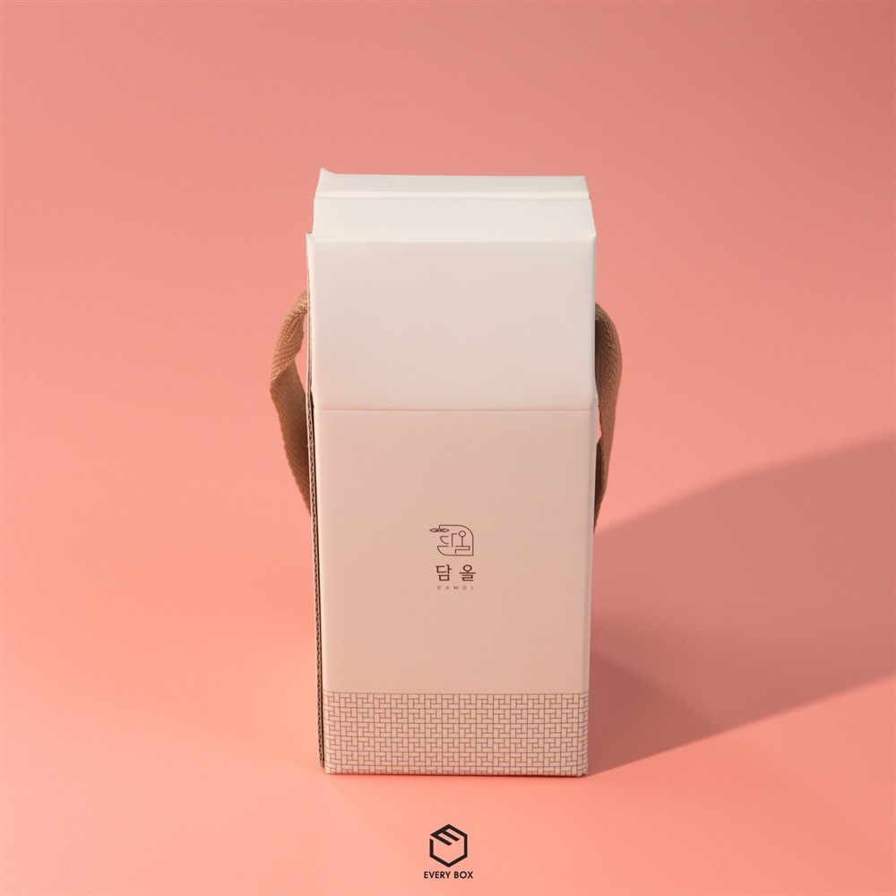 원터치 A형 E골합지 80.5 × 80.5 × 127mm 제작 사례 썸네일 3