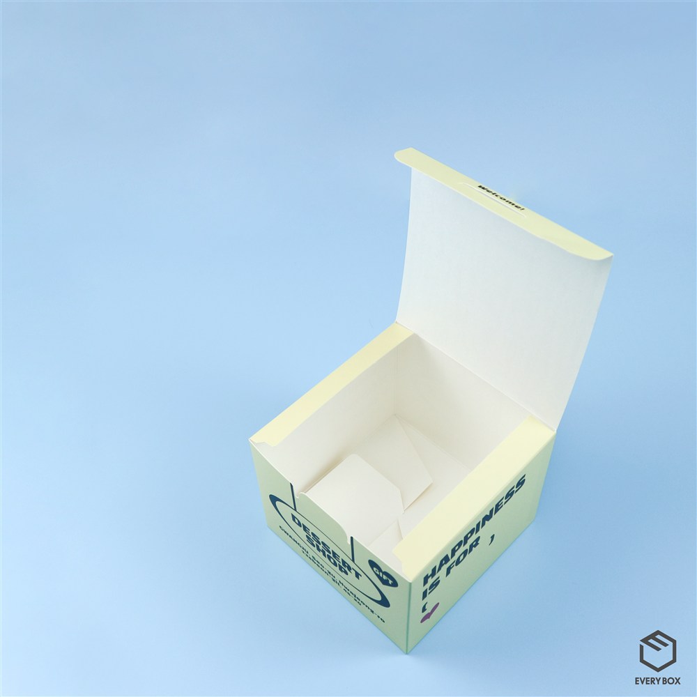 원터치 A형 식품지 140 × 140 × 110mm 제작 사례 이미지 1 / 6