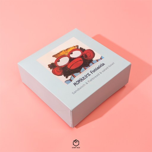 원터치 C형 / 식품지 350 / 170 × 170 × 60mm