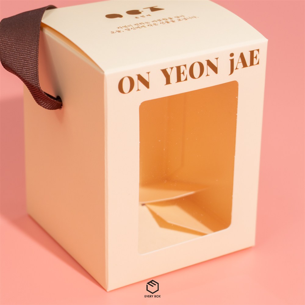원터치 A형 식품지 80 × 80 × 105mm 제작 사례 썸네일 6