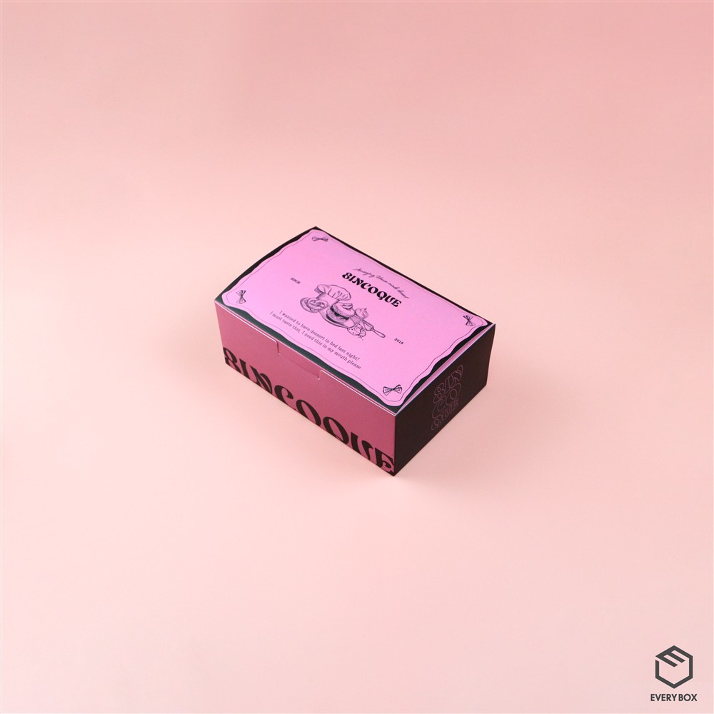 원터치 A형 식품지 205 × 135 × 80mm 제작 사례 이미지 1 / 4