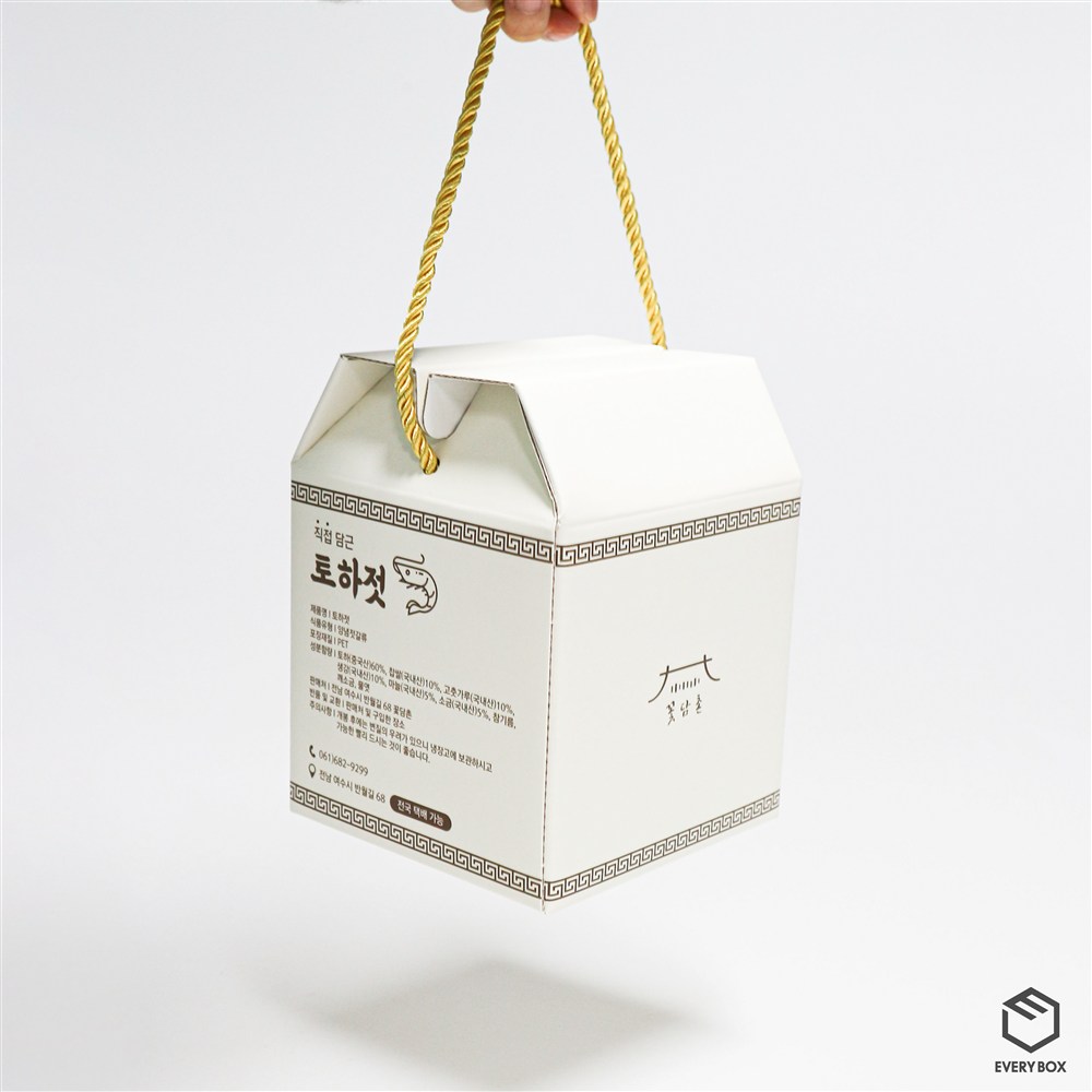 원터치 A형 E골합지 118 × 118 × 118mm 제작 사례 썸네일 2