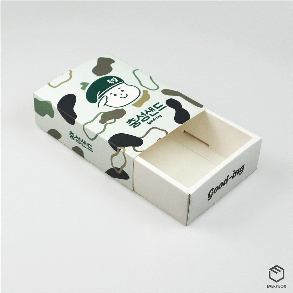 슬리브형 식품지 185 × 138.5 × 54mm 제작 사례 이미지 1 / 4