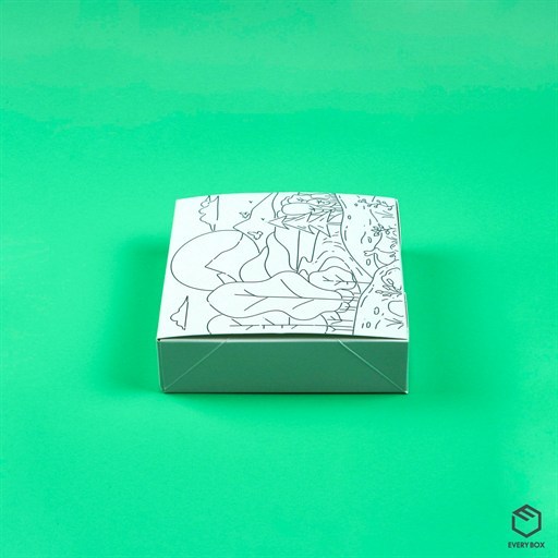 원터치 C형 / 식품지 350 / 145 × 145 × 40mm