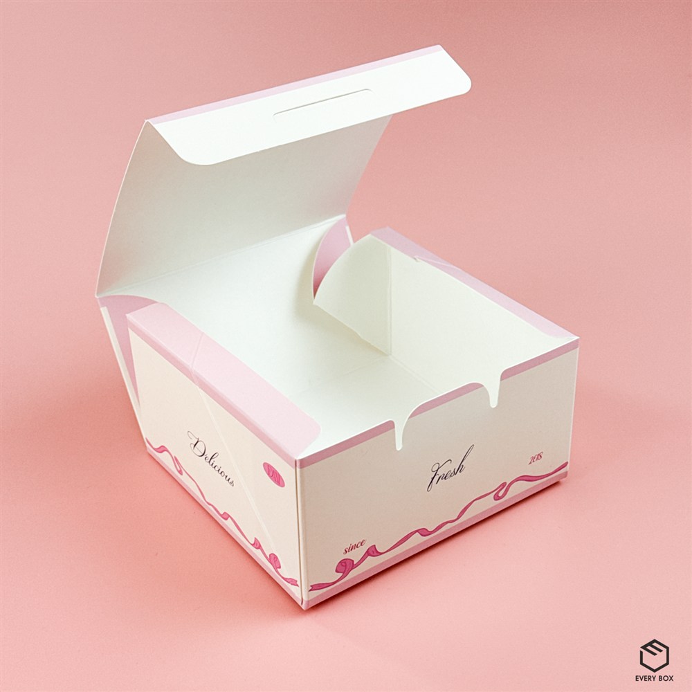 원터치 B형 식품지 130 × 120 × 70mm 제작 사례 이미지 1 / 6