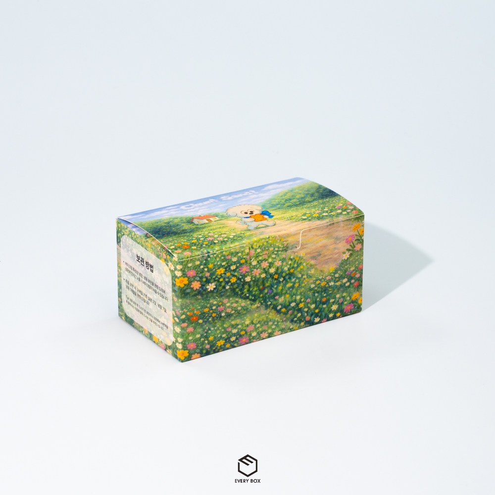 원터치 A형 식품지 140 × 80 × 70mm 제작 사례 이미지 1 / 12