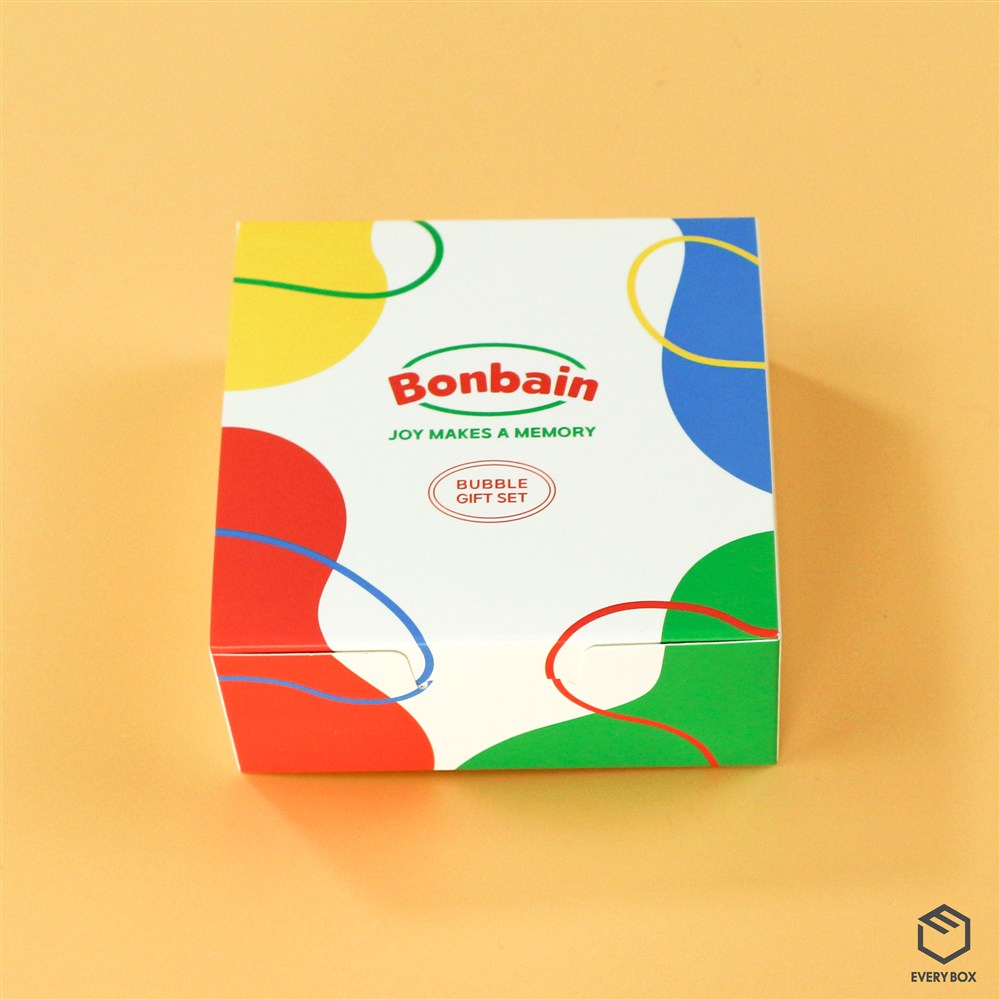 원터치 A형 식품지 110 × 110 × 45mm 제작 사례 이미지 1 / 5