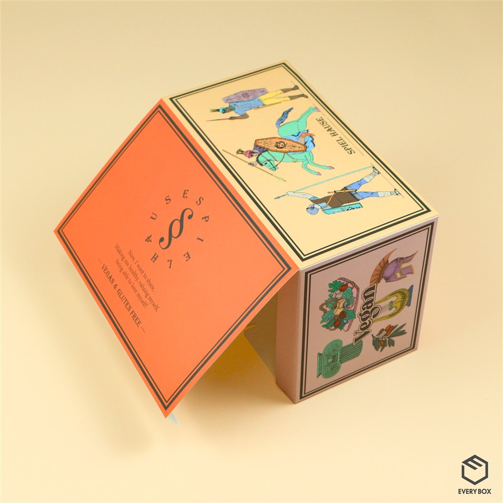 원터치 A형 식품지 210 × 140 × 110mm 제작 사례 이미지 1 / 6