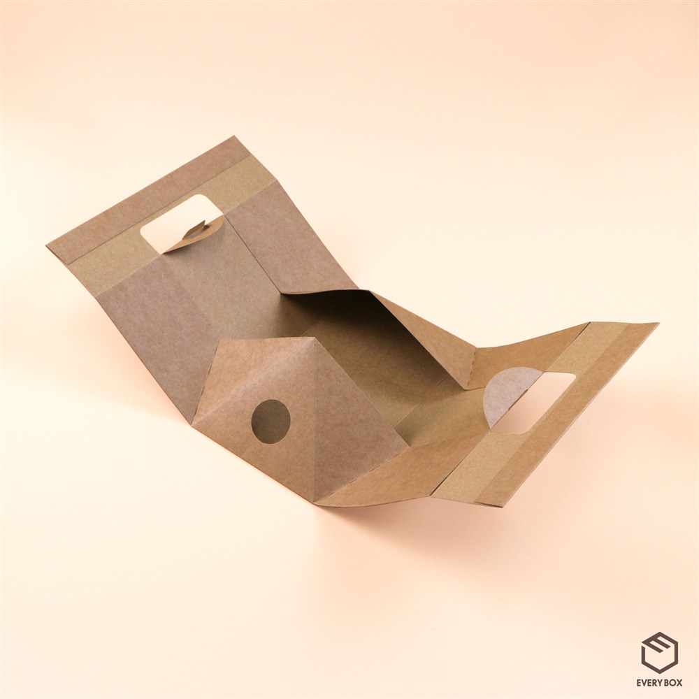조립식 손잡이형 크라프트 230 × 130 × 130mm 제작 사례 이미지 1 / 5