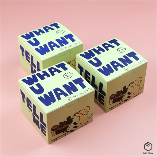 원터치 A형 / 식품지 350 / 120 × 120 × 100mm