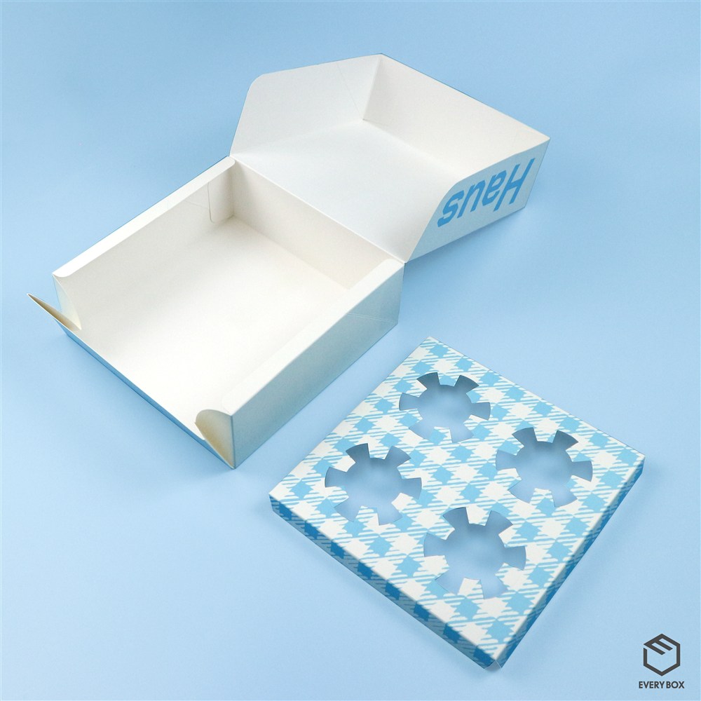 원터치 B형 식품지 210 × 210 × 75mm 제작 사례 이미지 1 / 7