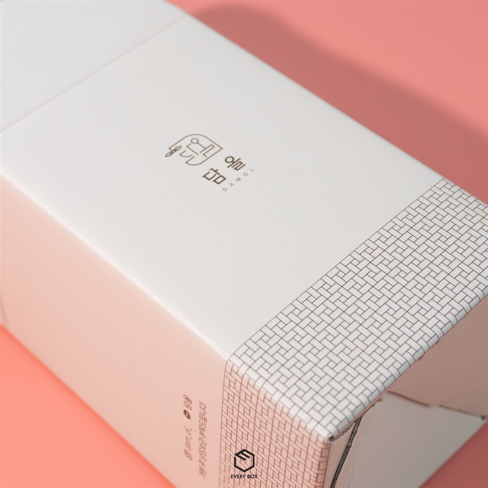 원터치 A형 E골합지 80.5 × 80.5 × 127mm 제작 사례 썸네일 9