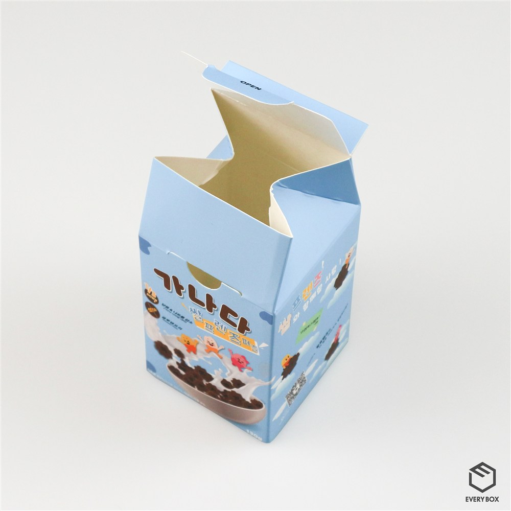 원터치 A형 식품지 70 × 70 × 100mm 제작 사례 썸네일 2