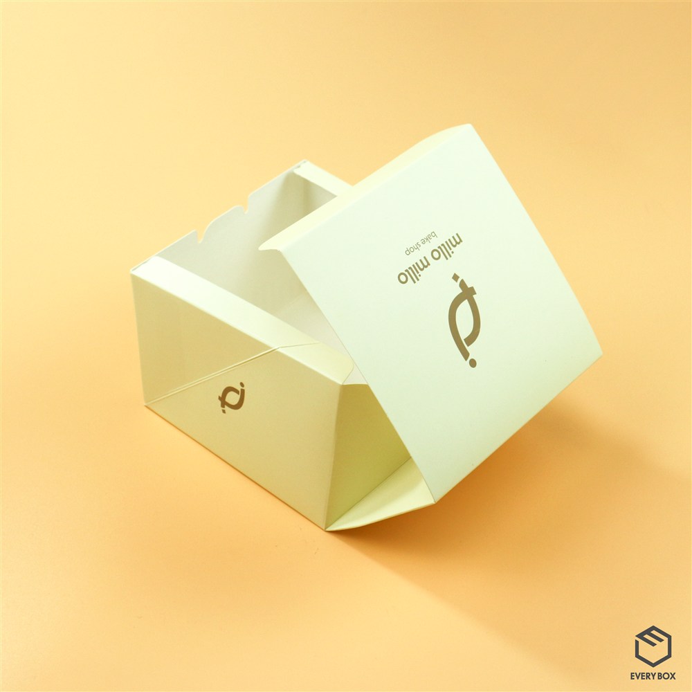 원터치 B형 식품지 155 × 155 × 110mm 제작 사례 이미지 1 / 3