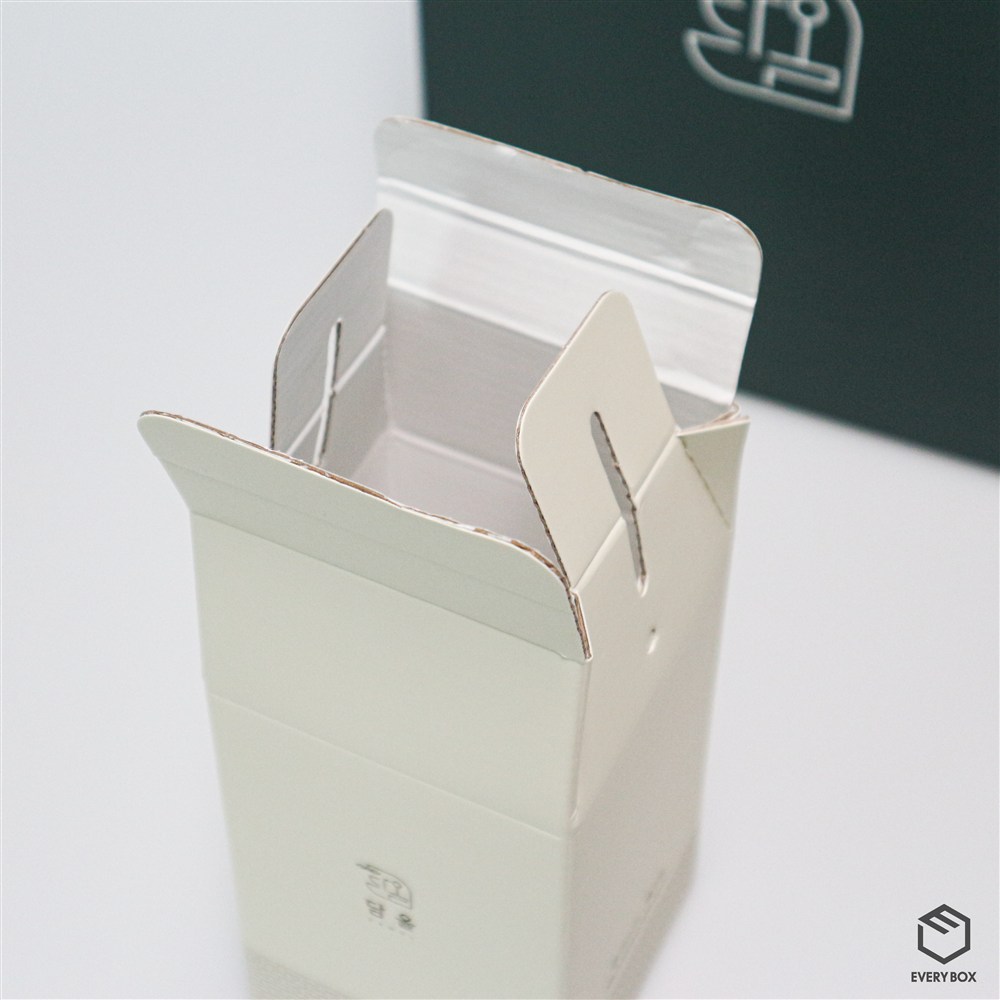 원터치 A형 E골합지 80.5 × 80.5 × 127mm 제작 사례 썸네일 2